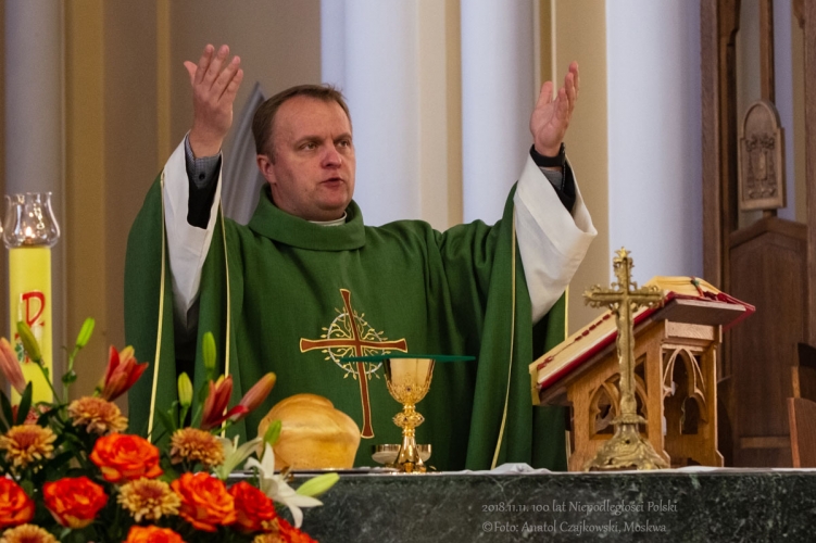 100 Rocznica Odzyskania Niepodległości Polski w Katedrze Niepokalanego Poczęcia Najświętszej Marii Panny w Moskwie
