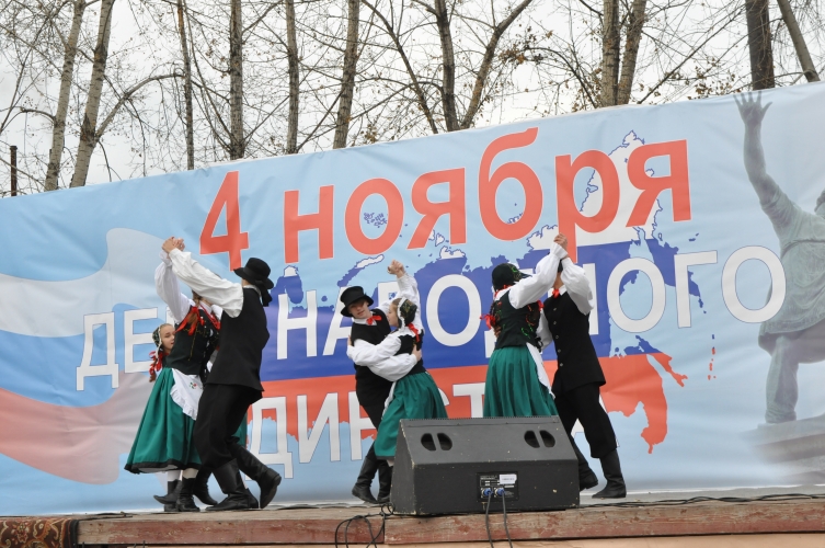 'Polonia' na Dniu Jedności Narodowej w Chakasji